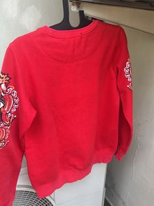 Kenzo Paris Red &#39;Eye&#39; Sweatshirt