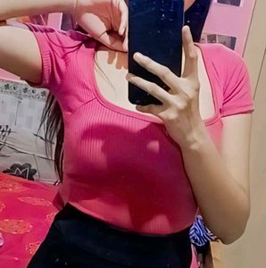 Ribbed Short Sleeve Top