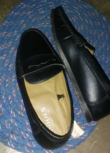 Shoes Collection Black Loafers One Time Wear
