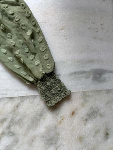 Green Long Sleeve Top