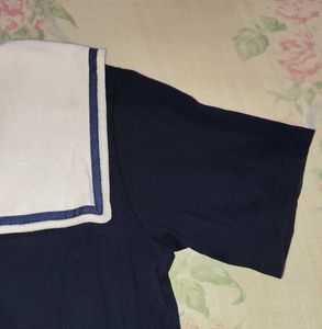Navy Blue Japanese Shirt