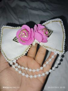Rose Bow Clip🌸