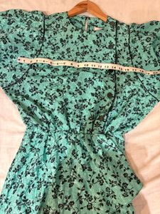 Vintage Floral Print Dress
