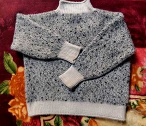 Stylish Fuzzy Knit Sweater