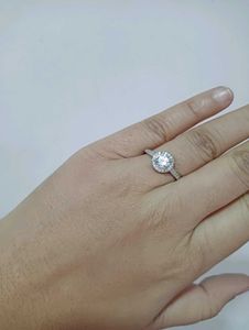 New Silver Ring With Packaging
