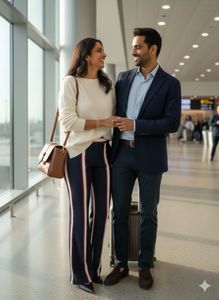 ✨Nautical Nova Flared Shimmer Trousers! ✨