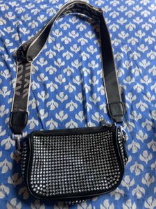 Rinestone sling Bag