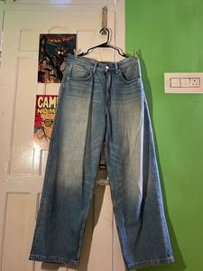 Wide Leg Denim Jeans