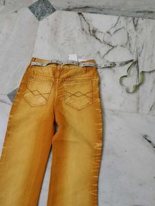 Embroidered Flare Leg Jeans