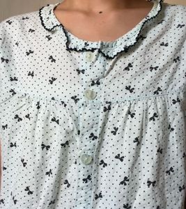 Mint Green Bow Garment