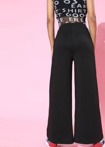 SASSAFRAS Women Black Pant