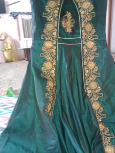 Elegant Green Ethnic Gown