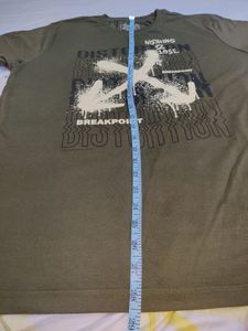 Breakpoint Half Sleeves Crew Neck T-shirt