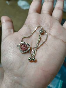 Giva Valentine Heart Bracelet wAdjustable Chain