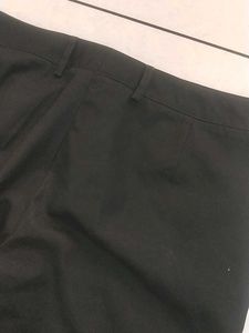 Allen Solly Black Cropped Pants