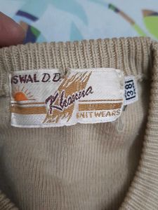 Beige Colour Embroidered Cardigan