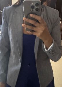 Gray Blazer - Stylish &amp; Versatile