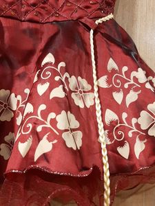 Maroon Baby Girl Frock