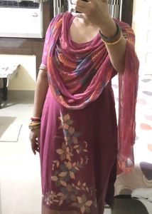 Floral Salwar Kameez Duppata