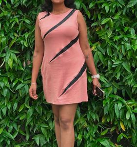 Pink Casual Dress