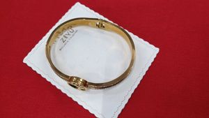 Gold Tone Bangle Bracelet