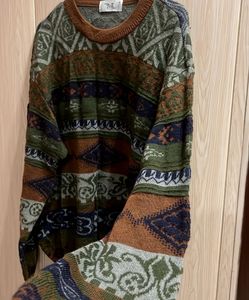 Vintage Japenese Patterned Sweater