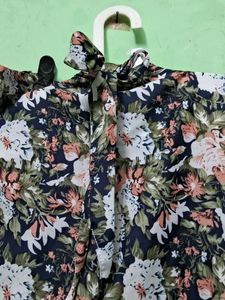 Floral Print Shorts Set