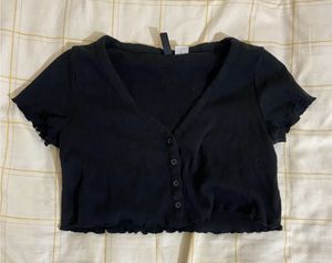 Black Crop Top