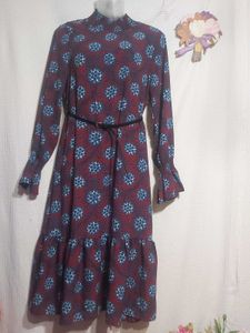 Floral Print Midi Dress