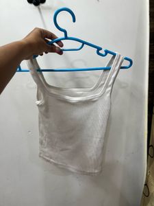 White Crop Top