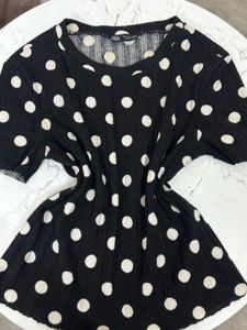 Zara Polka Dot Top