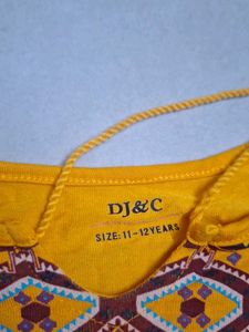 Boho Chic Yellow Print Top