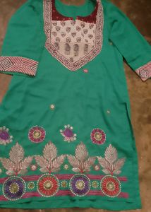 Cotton Kurta And Dupatta
