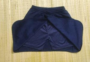 Navy Blue trowser withdrawal skirtwith packet
