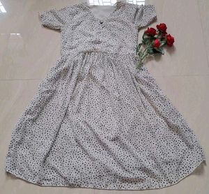 ❗Sale❗4(Strechable)Floral Print Midi Dresses🌷
