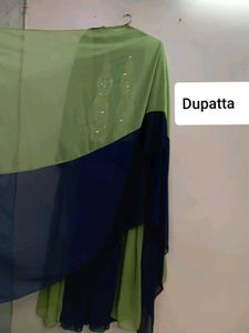 Double Colour Gown