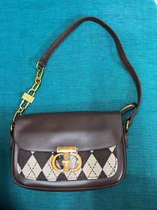 Brand New Coffee Brown Faux Leather Handbag