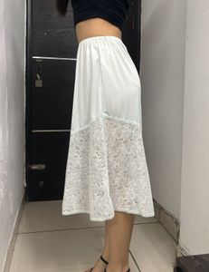 Blue Midi Skirt