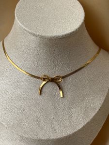 Bow Neckchain Anti-tarnish