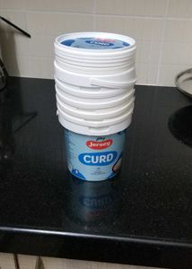 Empty Jersey Yogurt Containers