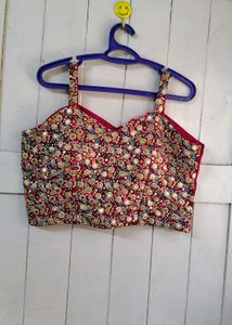 😍Crop top plazzo dupatta set indo western