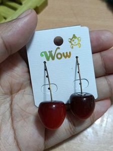 Cherry Drop Earrings