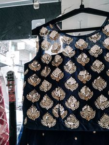 Navy Blue Lehnga Perfect For Festive And Wedding