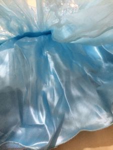 Blue Frock For A Baby Girl