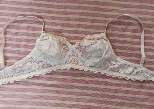 Net White Bra