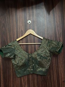 Green Silk Blouse