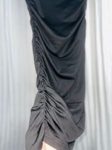 Black DianaVisit Ruched One Shoulder Bodycon Dress