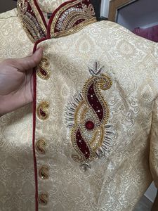 Embroidered Sherwani Suit