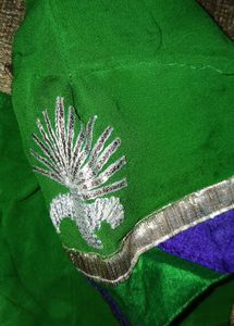 Green Readymade Saree Blouse