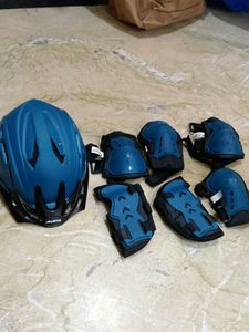 Kids Helmet & Protective Gear Set